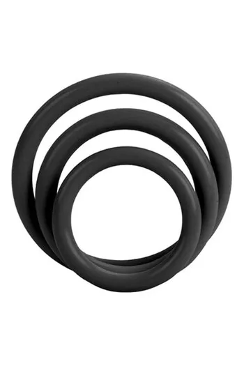 Set of 3 Silicone Cock Rings - Firmer, Longer Erections | California Exotics