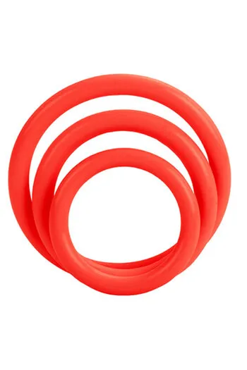 Set di 3 Anelli Penieni in Silicone | Erezioni Più Forti e Durature