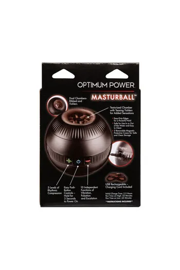 Optimum Power Masturball - Golpeador di Potenza con Vibrazione Autonoma | California Exotics