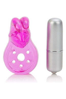 Micro Vibe Arouser - Power Bunny: Couples Vibrator and Erection Enhancer