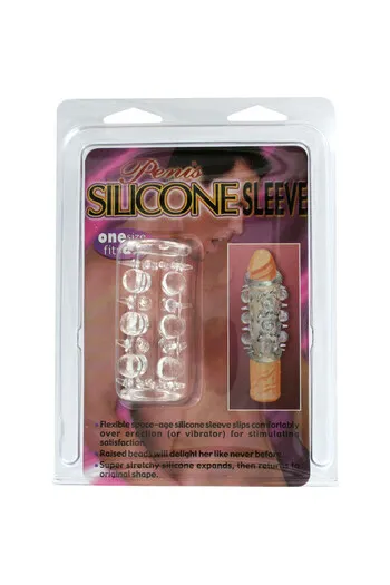 Silicone Penis Sleeve for Enhanced Intimate Pleasure