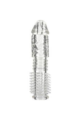Penis Sleeve with Extension and Texture for Maximum Pleasure