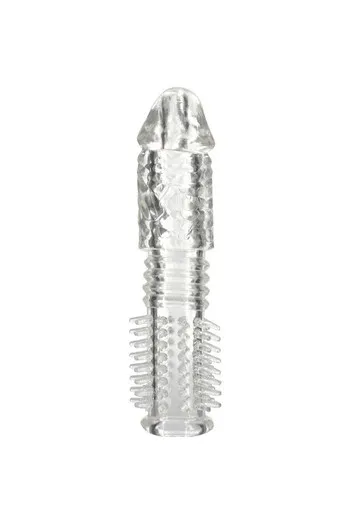 Penis Sleeve with Extension and Texture for Maximum Pleasure