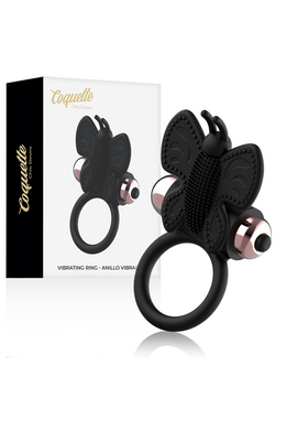Anello Vibro Coquette Chic Desire: Piacere Portatile per Coppie