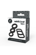 Set di 4 Anelli di Silicone per Performance Sessuale Ottimale | Addicted Toys