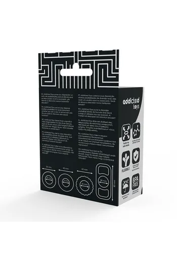 Set di 4 Anelli di Silicone per Performance Sessuale Ottimale | Addicted Toys