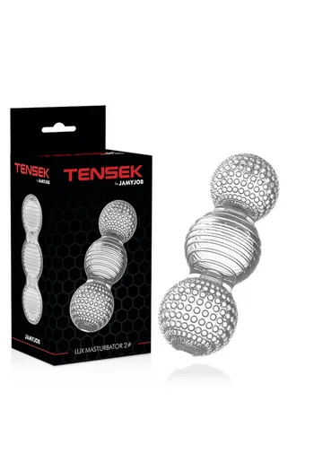 TENSEK 2 Masturbatore Trasparente JAMYJOB - Esperienza Sensuale Unica