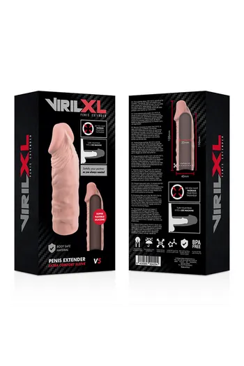 VirilXL Extension - Increase Thickness and Pleasure for Both | Penis Sleeve