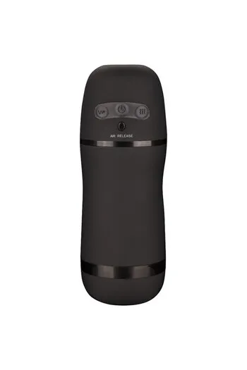 Optimum Power® Pulsar Stroker: Rechargeable Vibrating Stroker with Suction