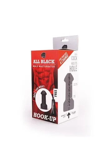 Premium Masturbator ALLBLACK - Intense Pleasure