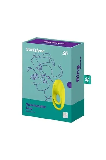 Satisfyer Spectacular Duo: Vibrating Cock Ring with 12 Programs & Clitoral Stimulator