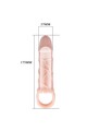 Penis Extender Sleeve with Testicle Strap