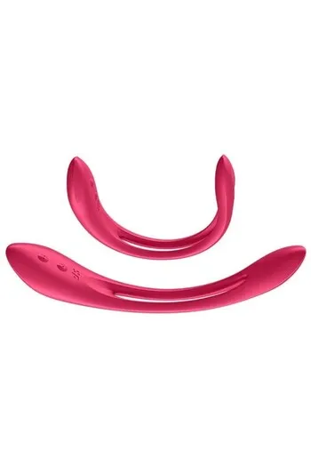 Elastic Joy: Powerful & Flexible Couple's Vibrator with Dual Motors | Satisfyer