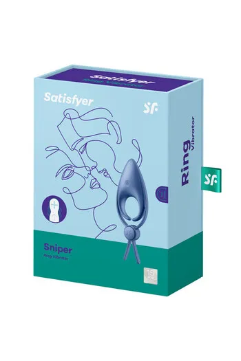 Satisfyer Sniper: Anello Vibro-Stimolante Regolabile per Coppie | Prolunga il Piacere