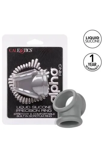 Anello di Precisione in Silicone Liquido Alpha - Potenziatore Ultra Lusso per Esperienze Intense
