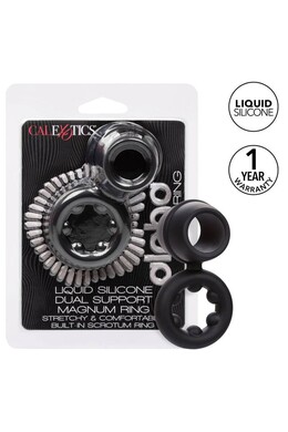Double Magnum Alpha Liquid Silicone Enhancer Ring | Calexotics