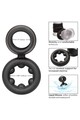 Double Magnum Alpha Liquid Silicone Enhancer Ring | Calexotics