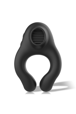 Vibrating Cock Ring with Clitoral Stimulator | Flexible & Waterproof