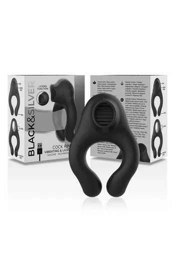 Vibrating Cock Ring with Clitoral Stimulator | Flexible & Waterproof