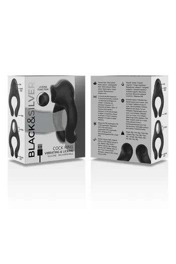 Vibrating Cock Ring with Clitoral Stimulator | Flexible & Waterproof