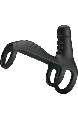 Pretty Love Penis Vibrator Sling: Ring and Sleeve for Ultimate Couple Pleasure