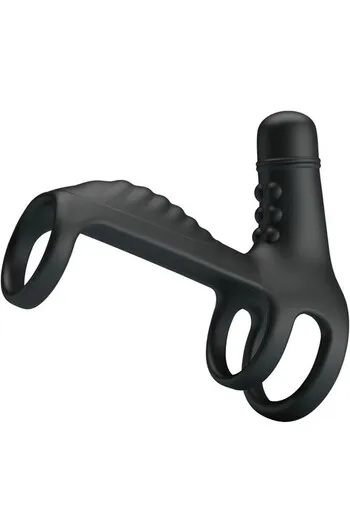 Pretty Love Penis Vibrator Sling: Ring and Sleeve for Ultimate Couple Pleasure