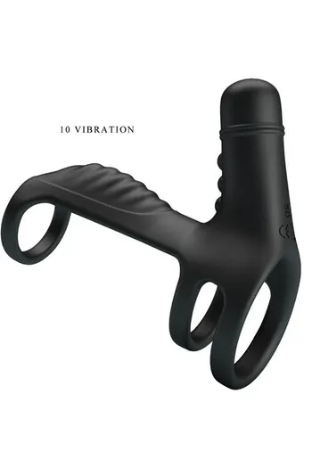 Vibratore Penieno Pretty Love: Anello e Sling per Massimo Piacere di Coppia