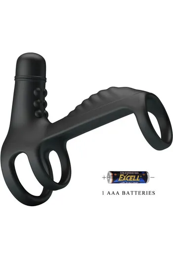 Pretty Love Penis Vibrator Sling: Ring and Sleeve for Ultimate Couple Pleasure