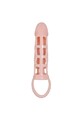 Penis Extender Sleeve with Vibration and Testicle Strap - Pretty Love