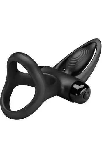 Couples' vibrating ring with 10 stimulation modes