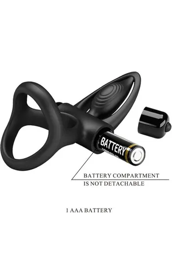 Couples' vibrating ring with 10 stimulation modes