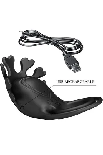 Rechargeable 7-Function Penis Ring by Pretty Love - Intense Vibration