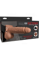 Rechargeable Hollow Strap-On with Vibration