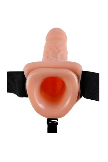 Fetish Fantasy Series - 11' Hollow Strap-on with Balls for Satisfying Sex