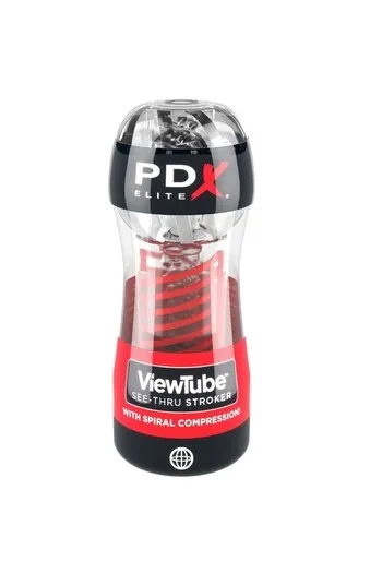 ViewTube 2 See-Thru Stroker - Transparent Visual Stimulation | Pipedream
