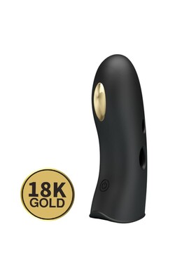 Pretty Love Silicone Finger Sleeve with Electrostimulation - 7 Functions