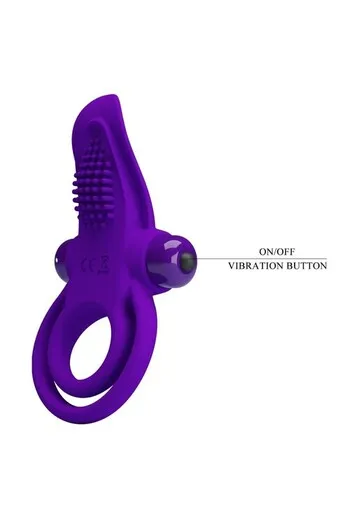 Anello Vibro per Pene in Silicone - 10 Modalità