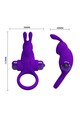Vibrating Ring for Couples - 10 Vibration Functions in Silicone