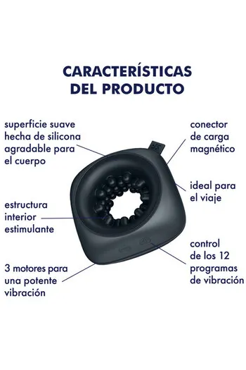 Satisfyer Ring Stroker: Compact Vibrating Masturbator for Men