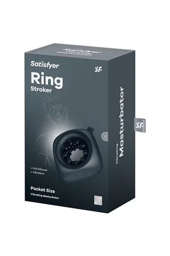 Satisfyer Ring Stroker: Compact Vibrating Masturbator for Men