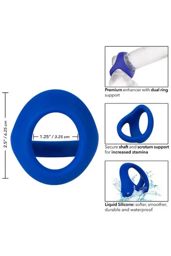 Admiral Cock & Ball Dual Ring - Premium Liquid Silicone Enhancer