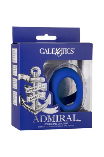 Admiral Cock & Ball Dual Ring - Premium Liquid Silicone Enhancer
