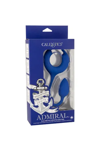 Admiral Plug and Play Weighted Penis Ring - Powerful Vibrations and Extreme Pleasure