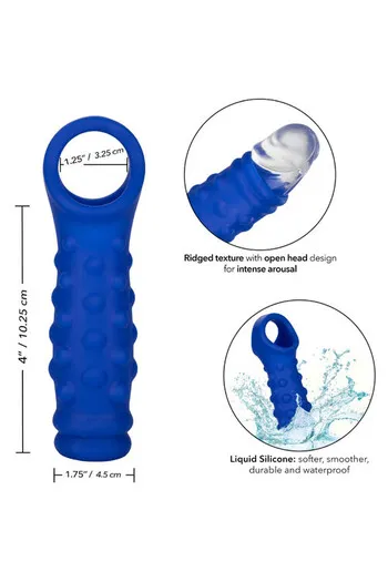 Estensione BEDDED in Silicone Liquido Admiral - Potenziatore Intimo di Grandi Dimensioni | CalExotics