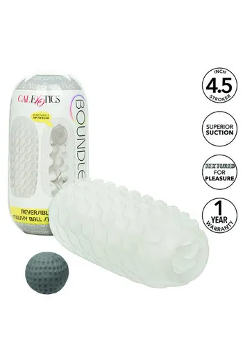 Boundless Reversible Squishy Ball Stroker - Stroker Premium con Palla Estraibile