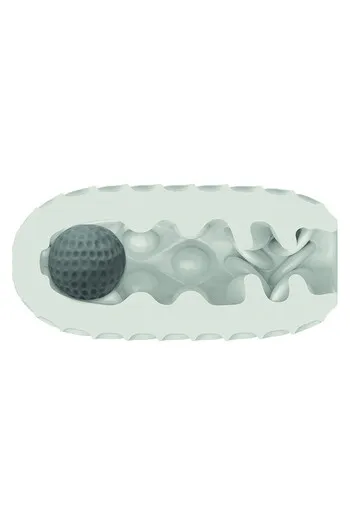Boundless Reversible Squishy Ball Stroker - Stroker Premium con Palla Estraibile