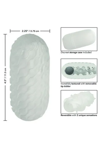 Boundless Reversible Squishy Ball Stroker - Stroker Premium con Palla Estraibile