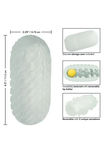 Boundless Reversible Squishy Ball Stroker - Stroker Premium per Piacere Personalizzato