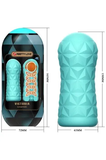 Masturbatore Trasparente Rotante con Spirale - Nuova Sensazione di Piacere