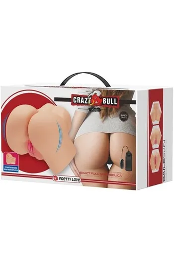 Realistic Double Entry Masturbator - Vagina and Anus | Crazy Bull